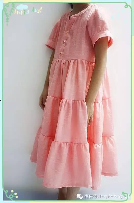 童装连衣裙成人试穿视频